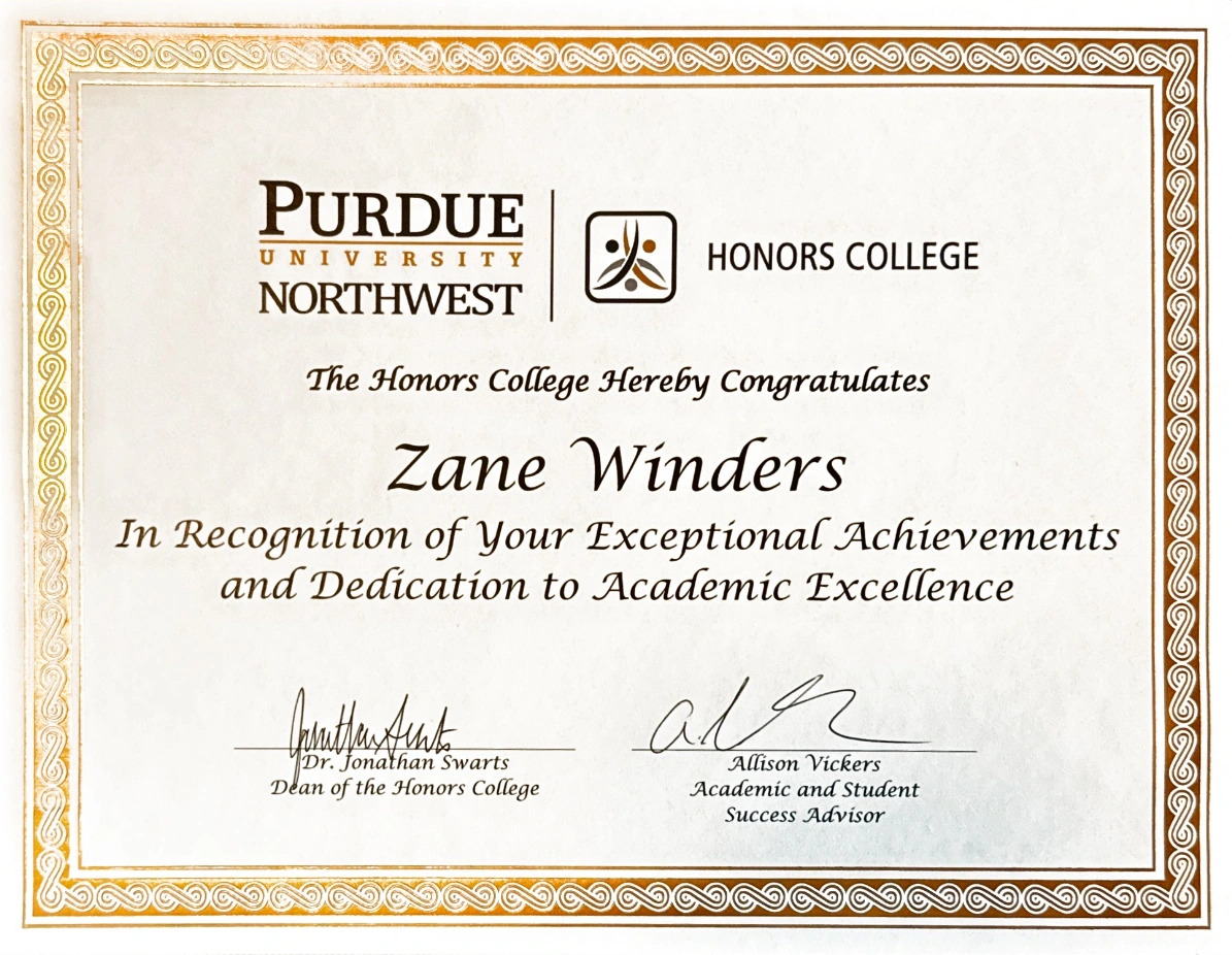 Honors Academic Excellence